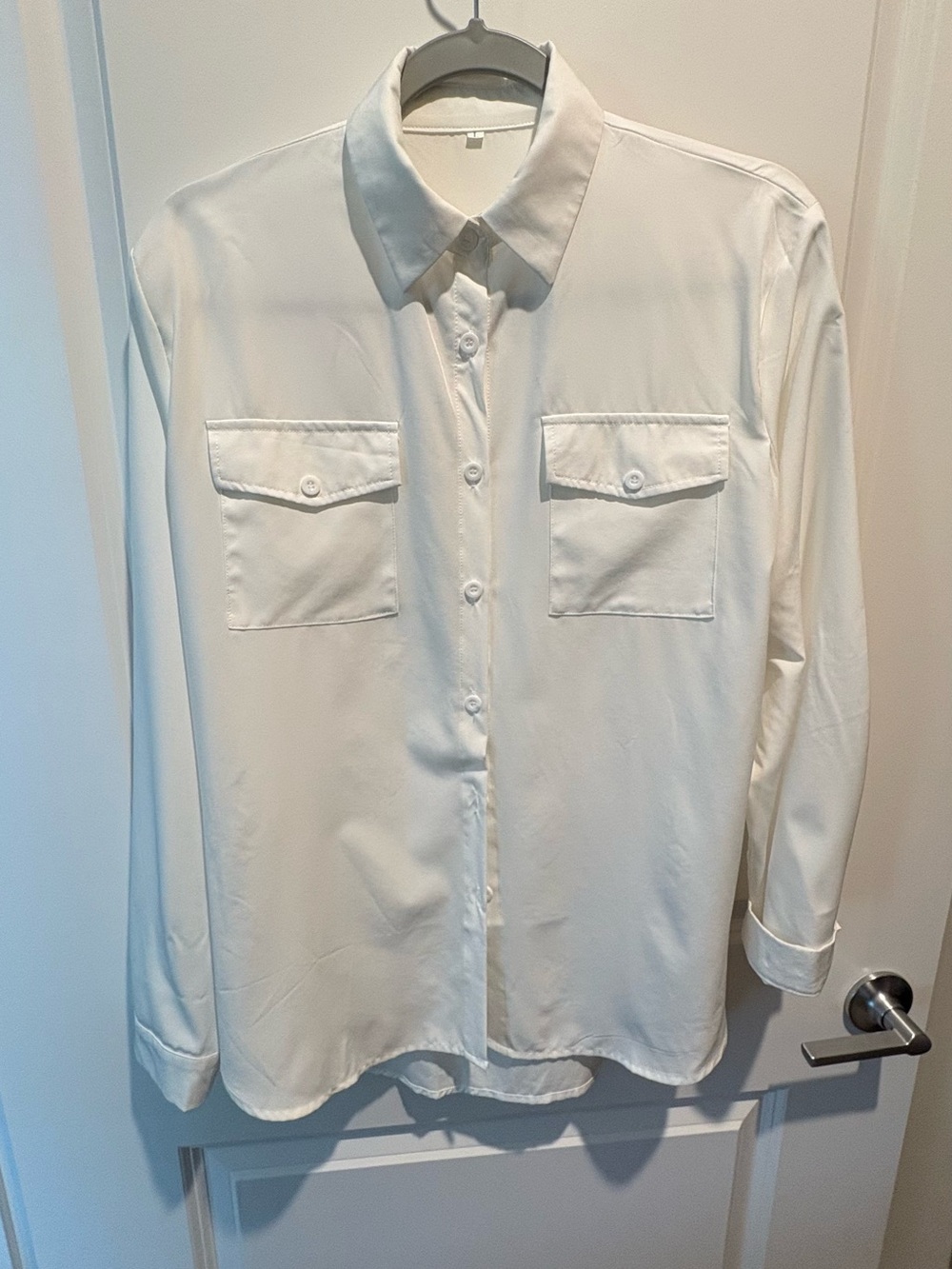 Classic Button-Up Shirt in White